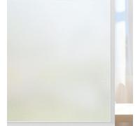 Window Film Privacy Frosted 65 x 260 cm Anti-Uv Static Cling Without Glue Static Clings Self-Adhesive Frosting Window for Office Bathroom Home, Pure scrub