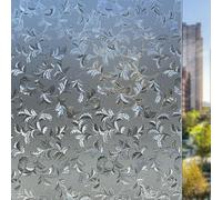 Window Film Privacy Frosted Leaves One Way,Reflective Anti Uv,Anti Glare Window Film Self Adhesive Opaque Window Film For Frosted Static Glass Cover For Office,Home,Kitchen