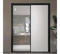 Window Film Privacy Frosted Window 100 x 900 cm Self Adhesive Static Cling Removable Without Glue Or Residue Frosted Film for Bathroom Kitchen Office, Changhong 1