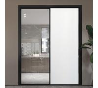 Window Film Privacy Frosted Window 70 x 100 cm Self Adhesive Static Cling Removable Without Glue Or Residue Frosted Film for Bathroom Kitchen Office, White frosted