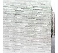 Window Film Privacy, Frosted Window Vinyl Non-Adhesive Window Sticker Static Cling Glass Film for Bathroom Office Living Room Matte White (23.6" x 118")