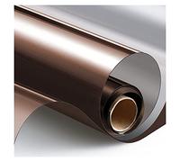 Window Film Privacy,Privacy Film For Glass Windows Vinyl Anti UV Static Self-adhesive Glass Stickers, Window Privacy Film Sun Blocking Mirror Reflective Tint One Way Film(Khaki,70x500cm)