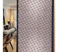 Window Film Privacy Red Print Glass Frosted Privacy Film For Glass Windows Static Cling No Glue Window Films Covering Self Adhesive Anti Uv For Office Bathroom Home 45x100cm/2 Pcs