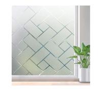 Window Film Privacy Window Stickers Glass Sticker Anti Film The PET Electrostatic Glass Patch Window Film Self-adhesive Frosted(Bricks,30 cm x 100 cm)