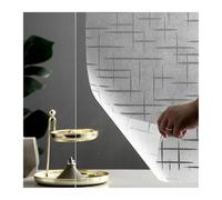 Window Film Privacy Window Stickers Glass Sticker Anti Film The PET Electrostatic Glass Patch Window Film Self-adhesive Frosted(Cross,30 cm x 200 cm)