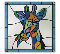 Window film Window Film Frosted Stained Glass Films,Customized Art Deco Design Static Cling Sticker,Home Decor Foil Window Treatment For decoration(10,58X58cm)