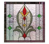 Window film Window Film Frosted Stained Glass Films,Customized Art Deco Design Static Cling Sticker,Home Decor Foil Window Treatment For decoration(22,40X40cm)
