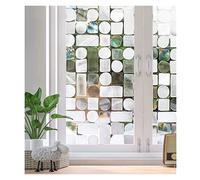 Window Films Window Film No-Glue Self Adhesive 3D Static Decorative Glass Cling Stickers for Home Kitchen Office Anti-UV for Home(90x100cm)