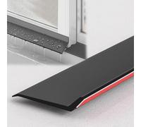 Window Flashing, Rain Deflector Strip, 1-5m Self-adhesive Window Water Barrier Self-adhesive Rubber, Door Seal Rain Guards, Sill Weather Stripping Drip Cap Sun-Resistants - Black(5.5cmx3M)