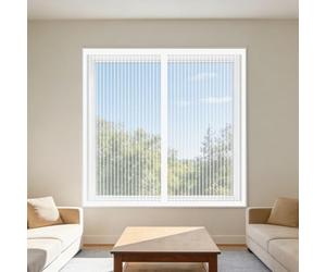Window Fly Screen 60 x 110 cm with Selfadhesive Window Mesh Insect Screen for Windows Custom Size for Windows Doors and Patio Screens, White
