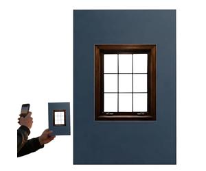 Window Frame as Photo Prop - Portable Fun for Picture Framing and Viewfinder | Travel Window Frame Photo Props for Outdoor Party Studio Portraits Mountain Peaks Lake Landscapes