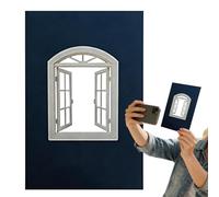 Window Frame Photography Prop - Fun Reusable Picture Portable Framing Viewfinder - Travel Window Frame Photo Props - for Landscapes Portraits Mountaintops City Landmarks Party Studio