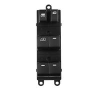 Window Front Left Switch For Nissan For TIIDA C11 SC11 C11Z For VERSA S SL 2007-2010 25401ED500 Power Switches Electric Push Button Black 4 Car Window Control Switch(BLACK 1)