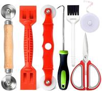 Window Glazing Repair Tool,Glazing Roller,Spline Installer,7 in 1 Window Glazing Installation Tool,Glazing Mouse Spline Roller for Installing & Replacing Window Patio Sliding Door