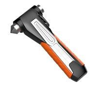 Window Hammer, Car Window Breaker - 2-in-1 Multi-Purpose, Shockproof, Portable Tool for Car Accidents,Schwarz