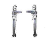Window Handle 1PC Stainless Steel Door Window Handles Left/Right Flat-opening Anti-theft Security Lock Aluminum Alloy Glass Accessories(RIGHT)