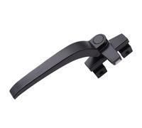 Window Handle 1PCS Aluminum Alloy Window Handle Flat Open Color External Push Door and Seven Shaped Lock Buckle(A1,Left)