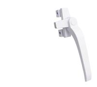 Window Handle 1PCS aluminum alloy window handle flat open color external push door and seven shaped lock buckle(A3,Right)