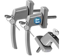 Window Handle 2Pcs Silver Lockable