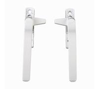 Window Handle Aluminum Alloy Casement Window Handle Latches Plastic Steel Push Open Door Lock Buckle Replacement Parts Stopper(Right)