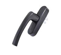 Window Handle Broken Bridge Aluminum Alloy Doors and Windows Open Inside and Inside Reverse Transmission Handle Inside and Outside Push Window Handle Lock Accessories(Svart)
