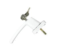 Window Handle, Door Lock,Shed Lock,Gate Lock for Wooden Gate Storage Box,Door Lock Door Turning Handle Universal Window Handle Key Locking with Locks Door Hand