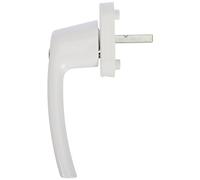 Window Handle Roto Line Lockable 40 Nm Traffic White with Screws Square Pin 7 x 32 mm