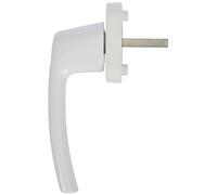 Window Handle Roto Line Lockable 40 Nm Traffic White with Screws Square Pin 7 x 37 mm