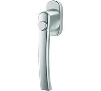 Window Handle Roto Line Push Button Natural Silver with Screws Square Pin 7 x 32 mm