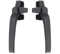 Window Handle Skday Window Handler Universal Right/Left Hand Aluminum Alloy Handles Type 38 Casement Lock Handle Safety Left Right Side Pull Lever UPVC Doors(Bark Grey,Right)
