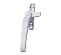 Window Handle Thickened Plastic Steel Open Door Handle With Lock And Window Old Buckle And Seven Characters(WHITE,Left)