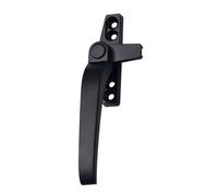 Window Handle Thickened Plastic Steel Open Door Handle With Lock And Window Old Buckle And Seven Characters(Black,Right)