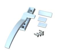 Window Handle Thickened Plastic Steel Push Open And Wndow Seven Characters Zinc Alloy Window Hardware Door Handle Lock Buckle(Left 1pcs)