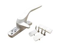 Window Handle Thickened plastic steel push open door and window handle old lock buckle and seven characters(Right)