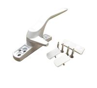 Window Handle Thickened plastic steel push open door and window handle old lock buckle and seven characters(Left)