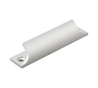 Window Handler Universal Right/Left Hand 2pcs Aluminum Alloy Thickened and Cabinet Door Drawer Small The Balcony Move Buckle(Silver)