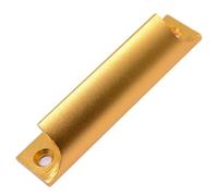 Window Handler Universal Right/Left Hand 2pcs Aluminum Alloy Thickened and Cabinet Door Drawer Small The Balcony Move Buckle(Gold)