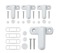Window Handles for Swivel , Multiple Pack Sliding Door Closure, Robust Aluminium Alloy Deadbolt Lock for Burglary Protection, Child Safety, Home