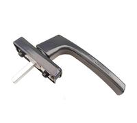 Window Handles, Metal Plastic Steel Window Handle translational Sliding Internal(Dark Grey)