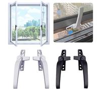 Window Handles Window Handle Locking Latch Catch Lock Double Glazing Casement Handles(White Left)
