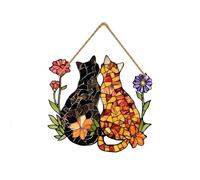 Window Hanging Stained Glass, Stained Glass For Hanging Garden Decorations, Window Friendship Acrylic