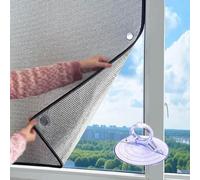 Window Heat Reflector,Sun Reflectors For Windows,Heat Reflective Window Film,Double Aluminium Insulation Foil,6mm Thickness,Heat Control,Keep Warm, Privacy Protection,Sun Protection Window Tint(Black,