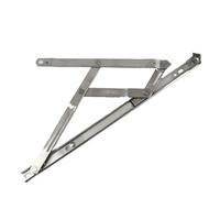 Window Hinge 8 Inch Stainless Steel Wind Bracing Open Right Aluminum Window Hinged Light Bar Broken Bridge for Windows, Cabinets