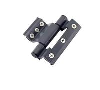 Window Hinges 1 pcs Aluminum Alloy Door and Window Hinge Broken Bridge Heat Insulation Flat Open Window Hinge Hardware Folding Thickened Hinges(Gray-100mm)