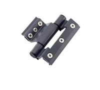 Window Hinges 1 pcs Aluminum Alloy Door and Window Hinge Broken Bridge Heat Insulation Flat Open Window Hinge Hardware Folding Thickened Hinges(Gray-90mm)
