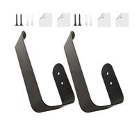 Window Holder - Metal Holder - Multifunctional Decorative Coat Hanger, 2 Pieces for Umbrellas, Hats, Towels Walls