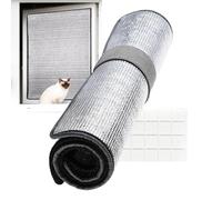 Window Insulation Film - Double Sided Aluminium Foil | Radiation Barrier Insulation Roll | Heat Shield for Roof Conservatory Windscreen, Cold Blocking Thermal Films, Energy Saving