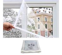 Window Insulation Film Kit - No Drill Easy Installation Thermal Barrier for Year-Round Comfort - Weatherproofing Solution 55x100cm Black Border Energy Saving Cold & Heat Resistant