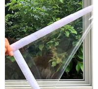 Window Insulation Film Kit - Year-Round Thermal Protection Weatherproofing & Draft Excluder Cold Blocker for Winter & Summer Easy Install Window Cover (White Border)