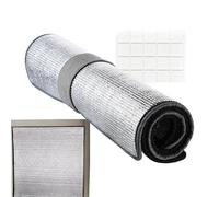 Window Insulation Film - Radiant Heat Barrier, Reflective Foil Sheet | Thermal Window Wrap Shield, Insulated Aluminum Cover for Cold Weather Protection for Indoor Winter Energy Efficiency